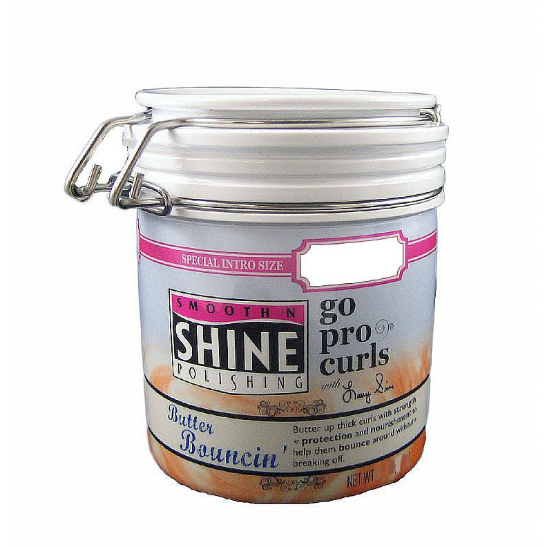 Smoothn Shine Go Pro Curls Butter Bouncin - 14oz jar - TexasBeautySupplies