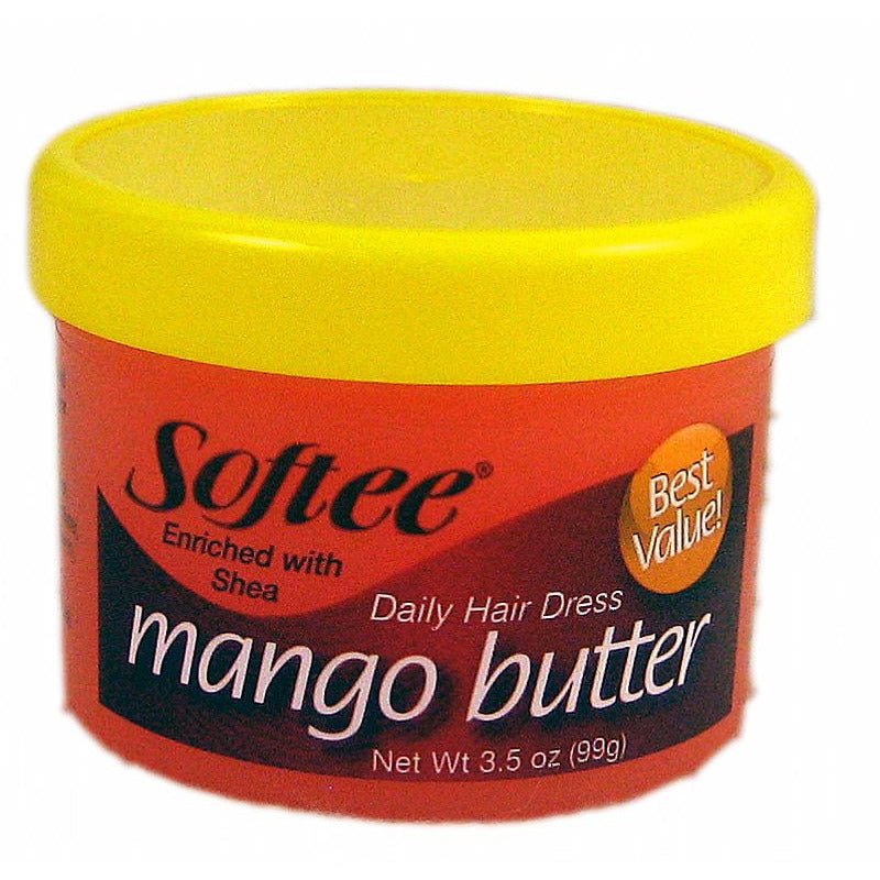 Softee Mango Butter Daily Hair Dress - 3.5oz jar - TexasBeautySupplies