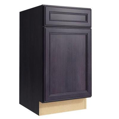 Boden 18 in. W x 34 in. H Vanity Cabinet Only in Ebon Smoke