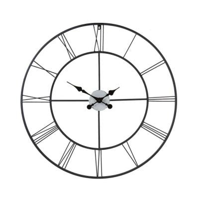 Centurian 30 in. Dia. Metal Wall Clock