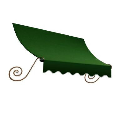 3 ft. Charleston Window Awning (24 in. H x 12 in. D) in Forest