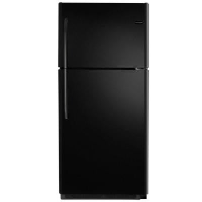 20.4 cu. ft. Top Freezer Refrigerator in Black, Energy Star