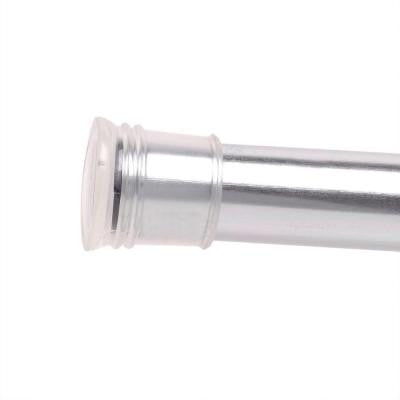 NeverRust 51 in. - 86 in. Aluminum Adjustable Shower Rod in Brushed Nickel