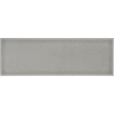 Morning Fog 4 in. x 12 in. Glazed Ceramic Wall Tile (5 sq. ft. / case)