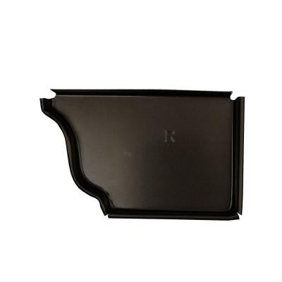 6 in. Dark Bronze Aluminum Right End Cap