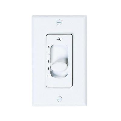 Zephyr 4.5 in. White Ceiling Fan Wall Control