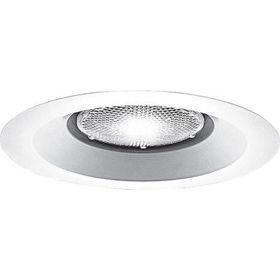 6 in. White Recessed Open Splay Trim