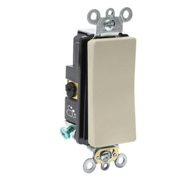 20 Amp 120/277-Volt Antimicrobial Treated Decora Plus 3-Way Rocker Switch - Ivory