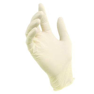 Disposable Latex Cleaning Gloves, Large (100-Count)