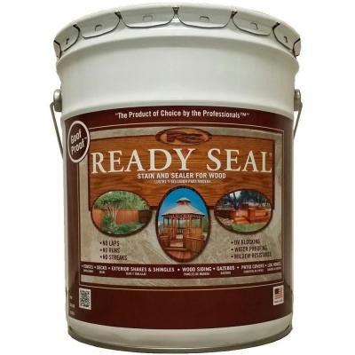 5 gal. Mahogany Exterior Wood Stain and Sealer
