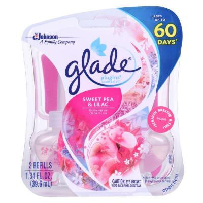 PlugIns 0.67 oz. Sweet Pea and Lilac Scented Oil Refill (2-Pack)