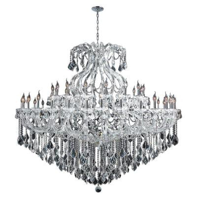 Maria Theresa Collection 48-Light Chrome Crystal Chandelier