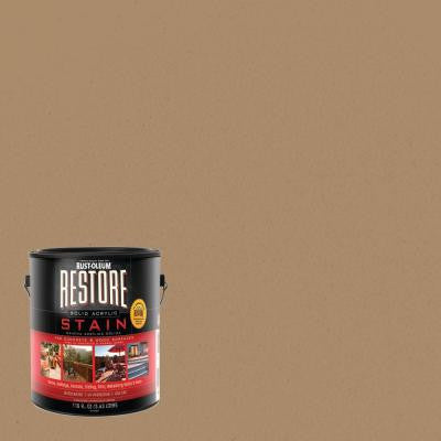1-gal. Clay Solid Acrylic Exterior Concrete and Wood Stain