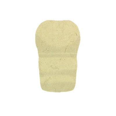 Marissa Crema Marfil 2 in. x 2 in. Ceramic Chair Rail Corner Wall Tile