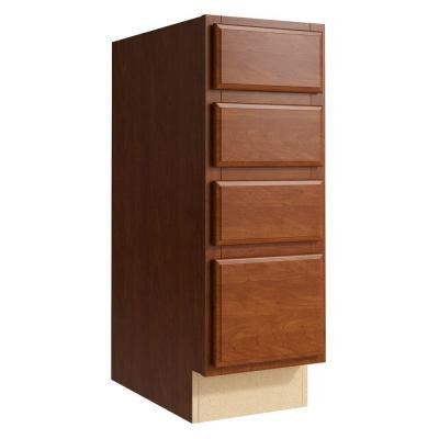 Stig 12 in. W x 34 in. H Vanity Cabinet Only in Nutmeg