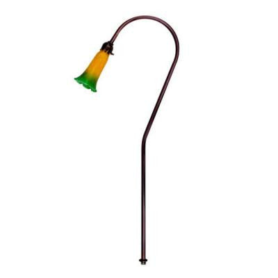 Ayan 1-Light Antique Bronze Outdoor Pathway Light