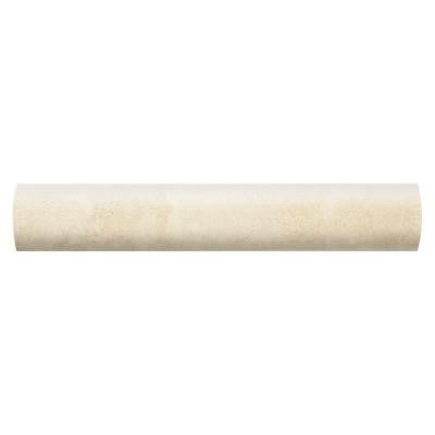 Developed by Nature Rapolano 1 in. x 6 in. Glazed Ceramic Wall Quarter Round Tile