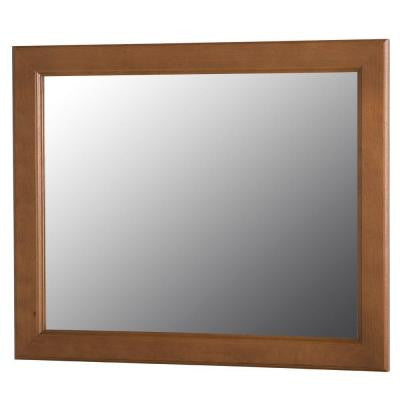 Dowsby 25.6 in. L x 31.4 in. W Wall Mirror in Toffee