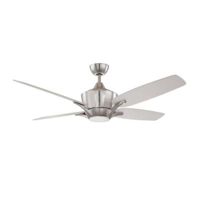 Cassiopeia 52 in. Satin Nickel Indoor Ceiling Fan