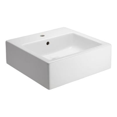 Patricia 20 in. Vessel Sink in White
