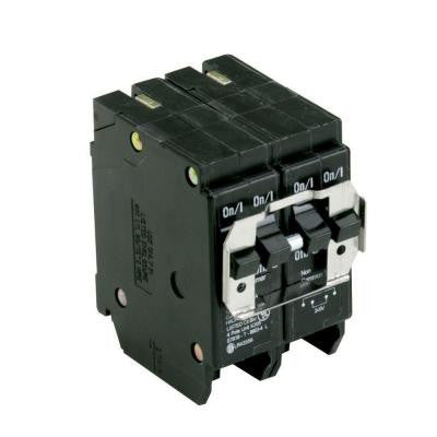 Type BR, BQC Quadplex Circuit Breaker, two 20A 2 poles