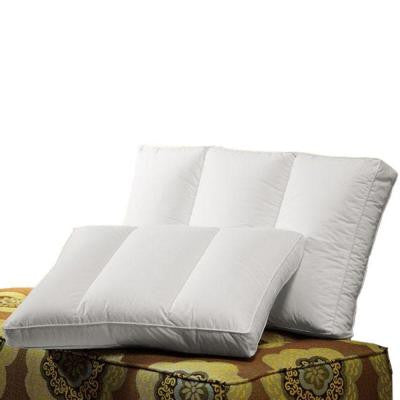 34 in. W Triad White King Down Pillow