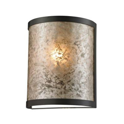 Mica 1-Light Oil-Rubbed Bronze Sconce