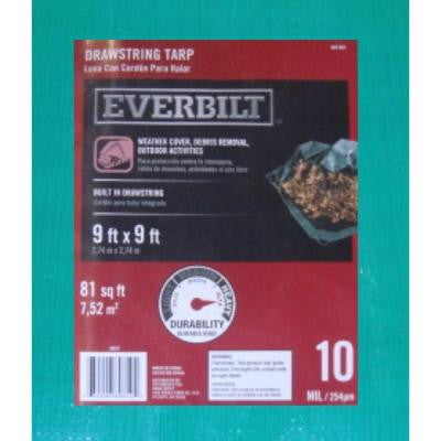 9 ft. x 9 ft. Drawstring Tarp
