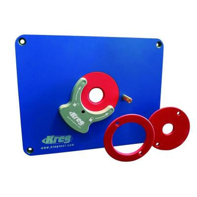 Precision Router Table Insert Plate Pre-Drilled for Triton Routers