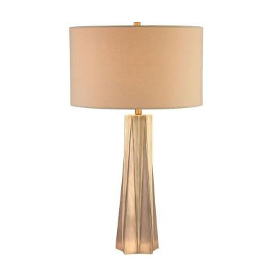 Orly 26 in. Antique Brass Table Lamp with Shade