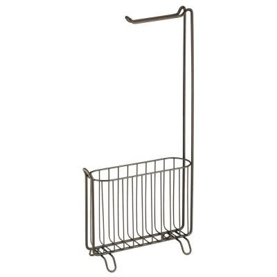 Classico Magazine and Toilet Paper Holder in Bronze