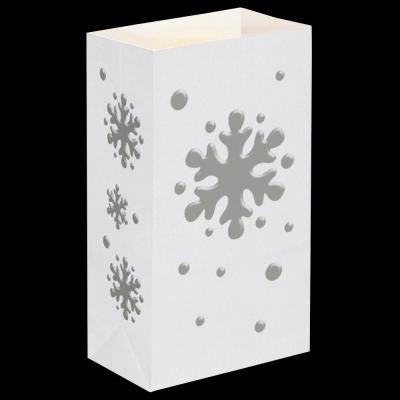 Snowflake Luminaria Bags (100-Count)