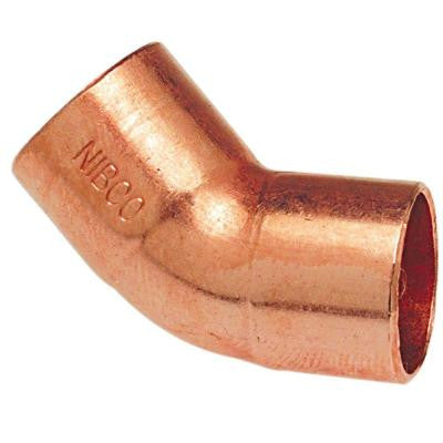 MCP606 1/2 in. Copper Pressure 45-Degree C x C Elbow (50-Pack)