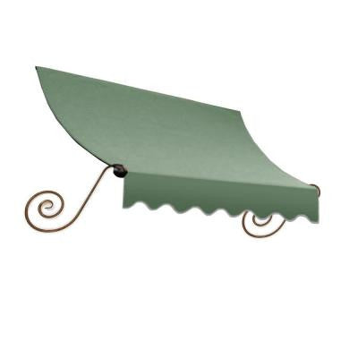 20 ft. Charleston Window/Entry Awning (24 in. H x 36 in. D) in Sage