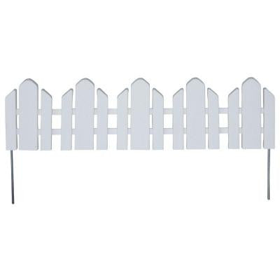 Dackers 6-1/4 in. Resin Adirondack Style Garden Fence (12-Pack)