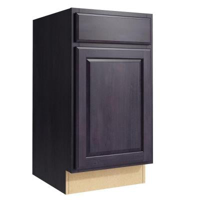 Salvo 18 in. W x 34 in. H Vanity Cabinet Only in Ebon Smoke