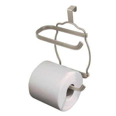 York Lyra Over Tank Toilet Paper Holder in Satin