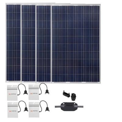 1,060-Watt Expandable Poly-Crystalline PV Grid-Tied Solar Power Kit