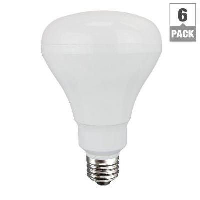 65W Equivalent Soft White (2700K) BR30 Non-dimmable LED Flood Light Bulb (6-Pack)