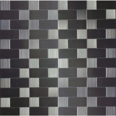Peel and Stick Metal Wall Tile - 2 in. x 6 in. Tile Sample