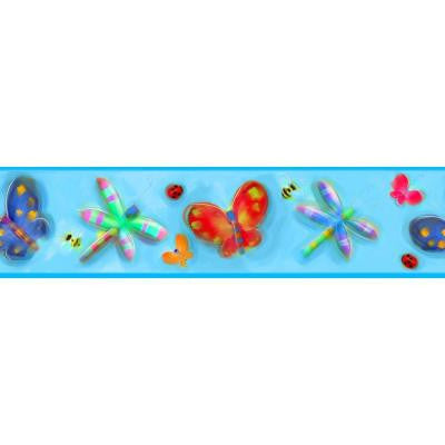 5 in. x 5 yds. Jelly Bugs Peel and Stick Border