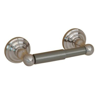 Macedonia Single Post Toilet Paper Holder in Satin Nickel