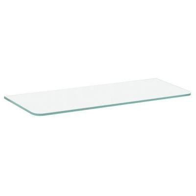 23-1/2 in. x 8 in. x 5/16 in. Standard Glass Line Shelf in Frosted
