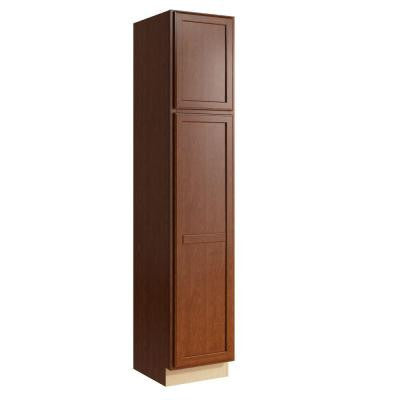 Stig 18 in. W x 21 in. D x 90 in. H Linen Cabinet in Nutmeg