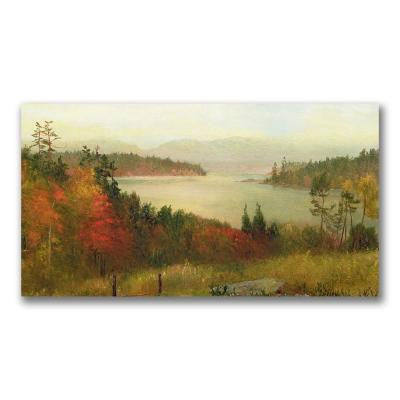16 in. x 32 in. Raquette Lake, 1869 Canvas Art
