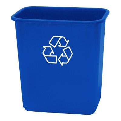 28 qt. Plastic Recycling Wastebasket