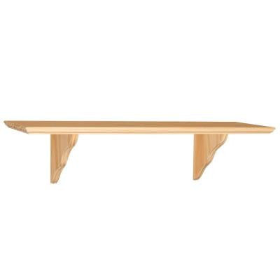 7.5 in. D x 23 in. L Natural Classic Storage Shelf Kit