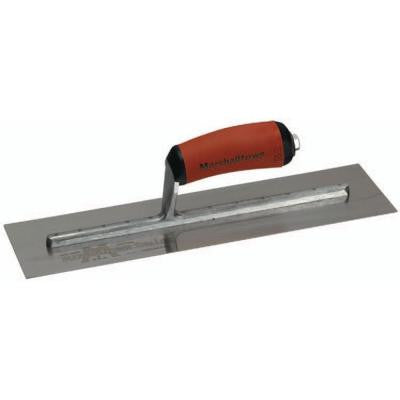 18 in. x 4-1/2 in. Curved Dura Soft Handle Finishing Trowel