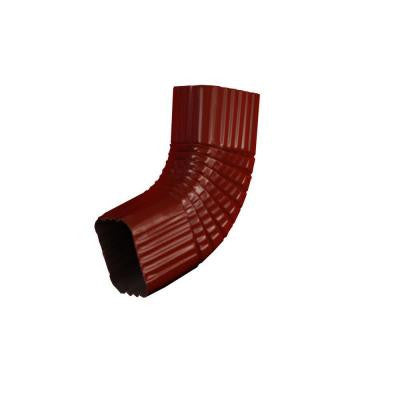 3 in. x 4 in. Red Aluminum Downspout B Elbow