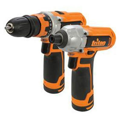 12-Volt Lithium-Ion Cordless Drill Driver and Impact Driver Combo Kit Twin Pack